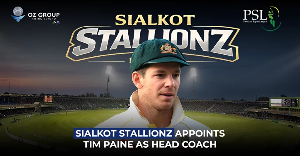 Sialkot Stallionz Appoints Tim Paine as Head Coach
