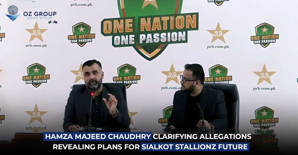Hamza Majeed Chaudhry Clarifying Allegations and Revealing Plans for Sialkot Stallionz Future